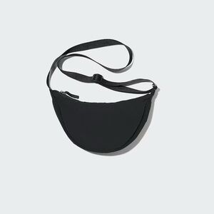 Uniqlo Round Mini Nylon bag in Black